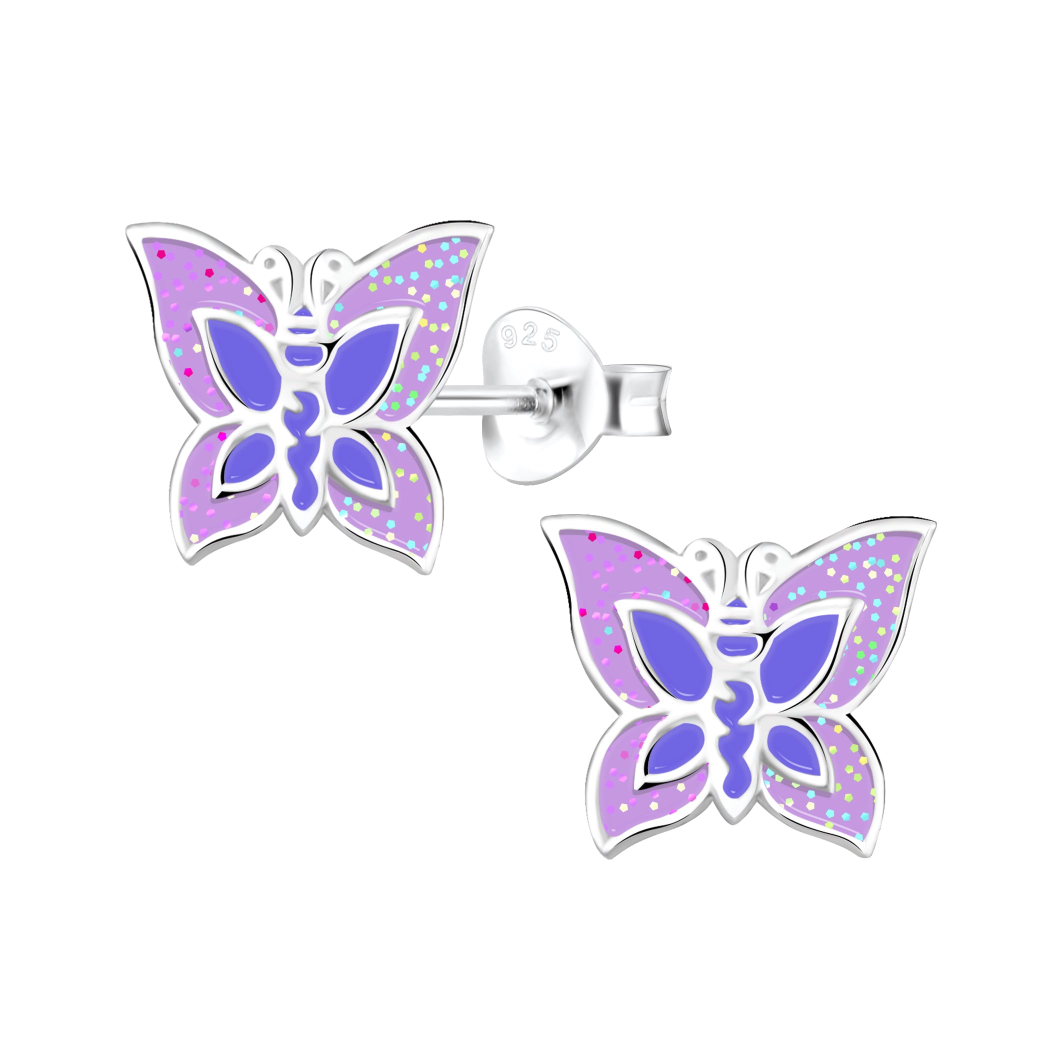 Sterling Silver Butterfly Stud Earrings – Sandy's Silver Collections