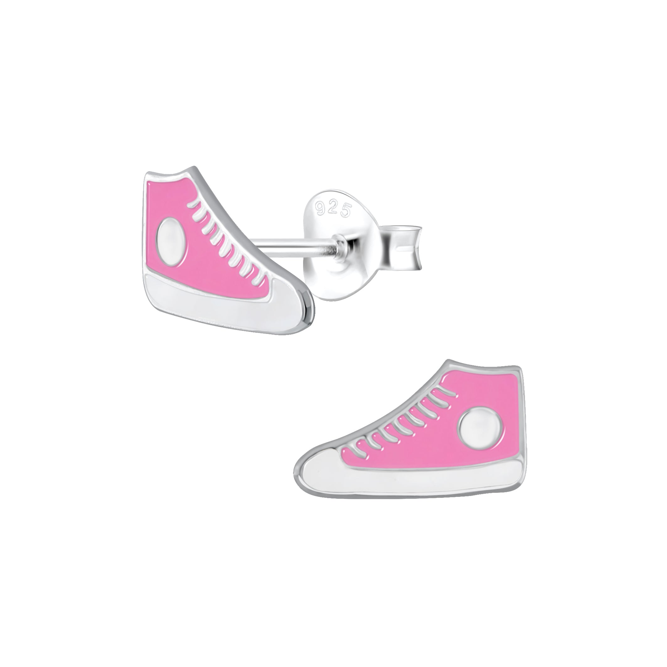 Sterling Silver Sneaker Stud Earrings – Sandy's Silver Collections