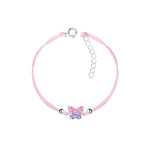 Sterling Silver Kids Cord Bracelet