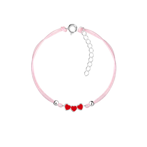 Sterling Silver Kids Cord Bracelet