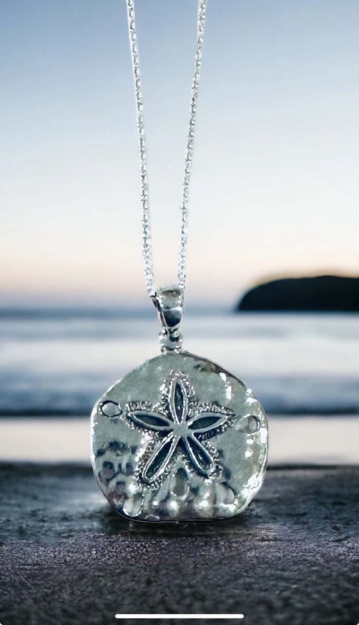 Sterling Silver Sand Dollar Necklace