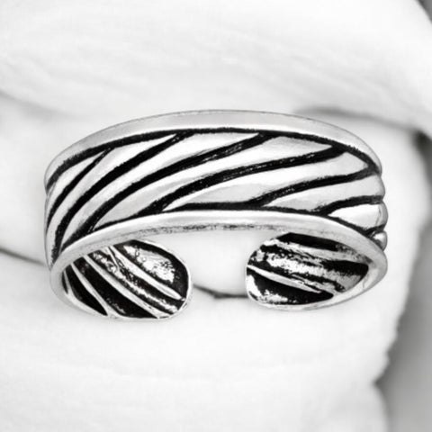 Sterling Silver Adjustable Toe Ring
