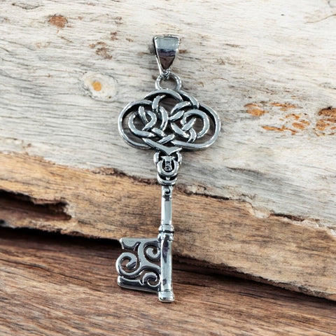 Sterling Silver Celtic Key Pendant