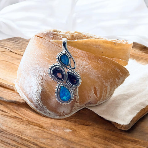 Sterling Silver & Amethyst Stone Pendant