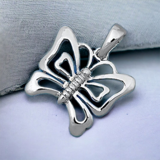 Sterling Silver Butterfly Pendant