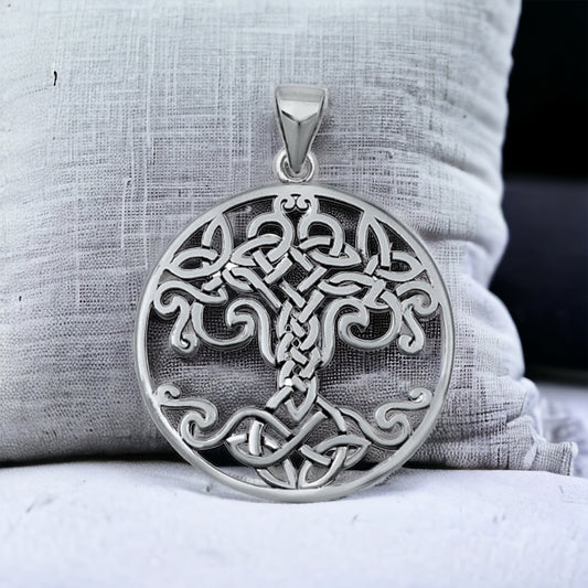 Sterling Silver Celtic Tree Pendant