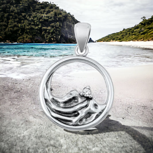 Sterling Silver Mountains Pendant