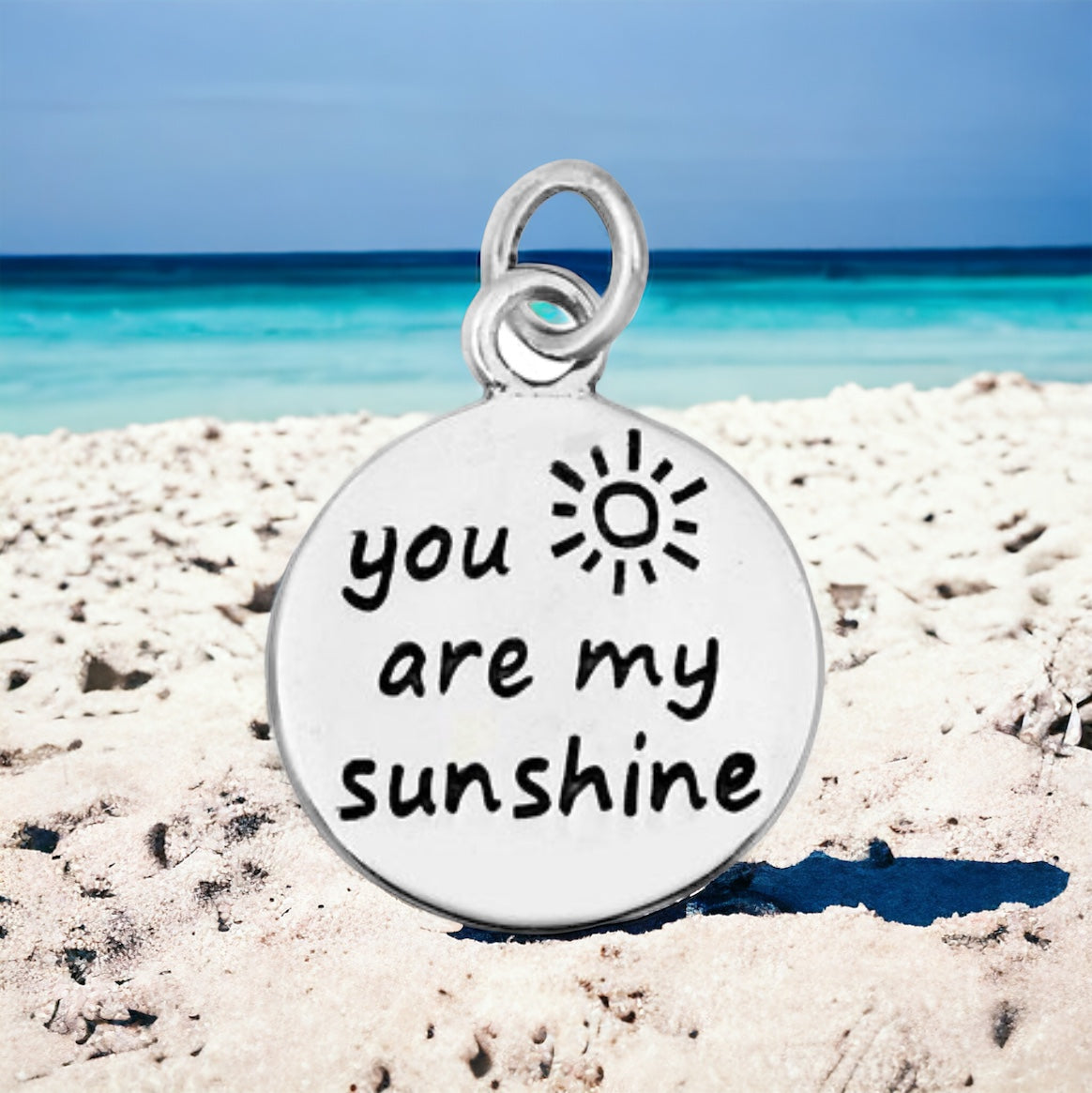 Sterling SIlver You Are My Sunshine Pendant