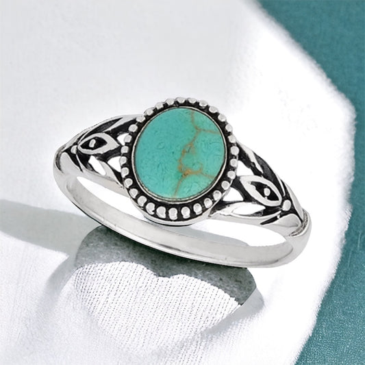 Sterling Silver Turquoise Stone Ring