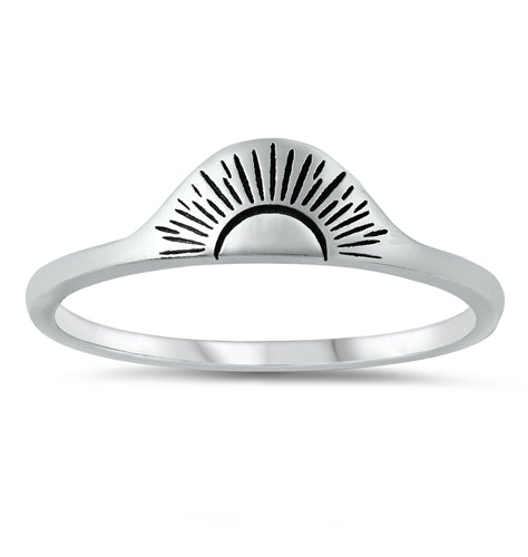 Sterling Silver Sunrise Ring